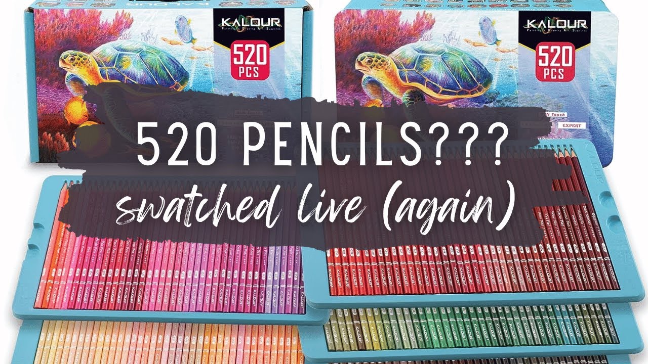 I Can't Believe I'm Doing this Again | Swatching 520 Kalour Colored Pencils