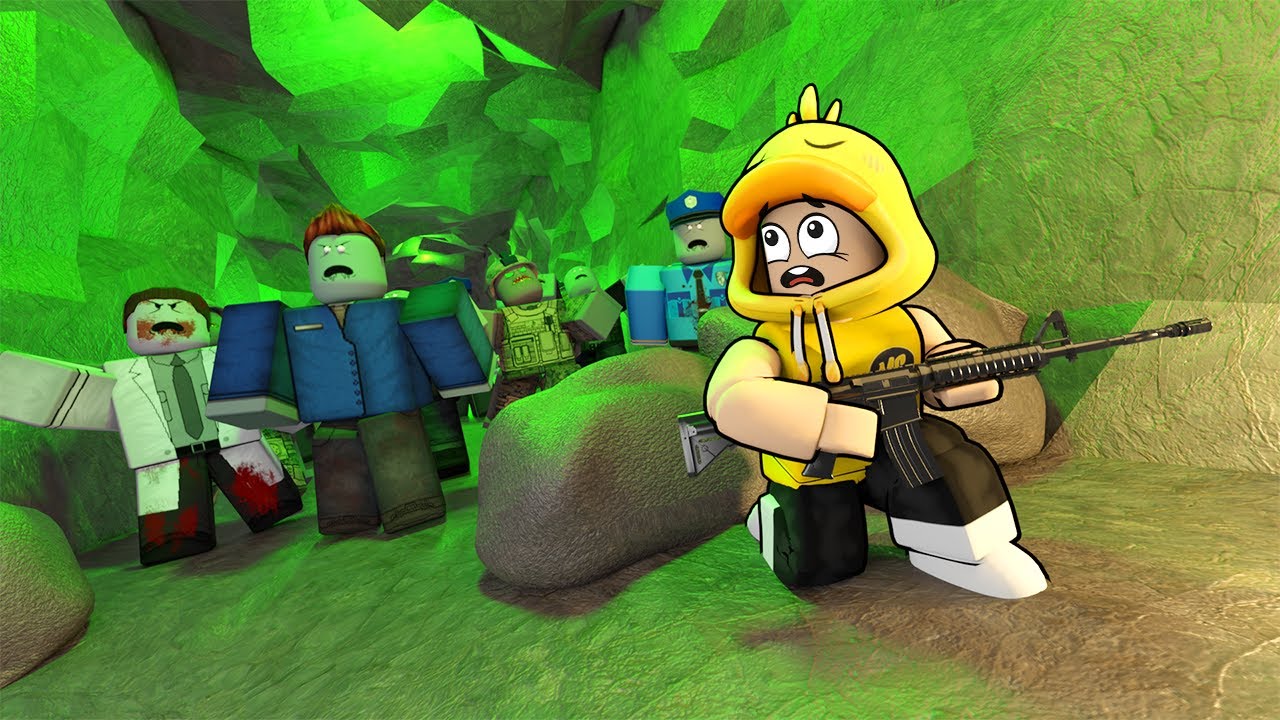 Melawan Zombie Goa! - Roblox Zombie Stories