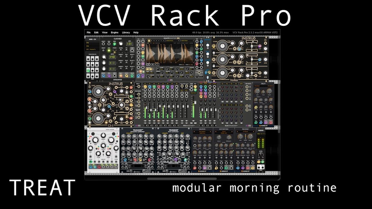 Treat x VCV Rack Pro - modular morning routine