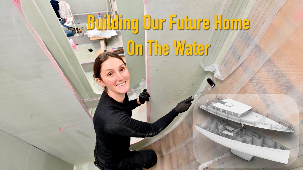 Largest Bulkhead Installed & A Powerful New Machine For The Interior - Ep. 431 RAN Sailing
