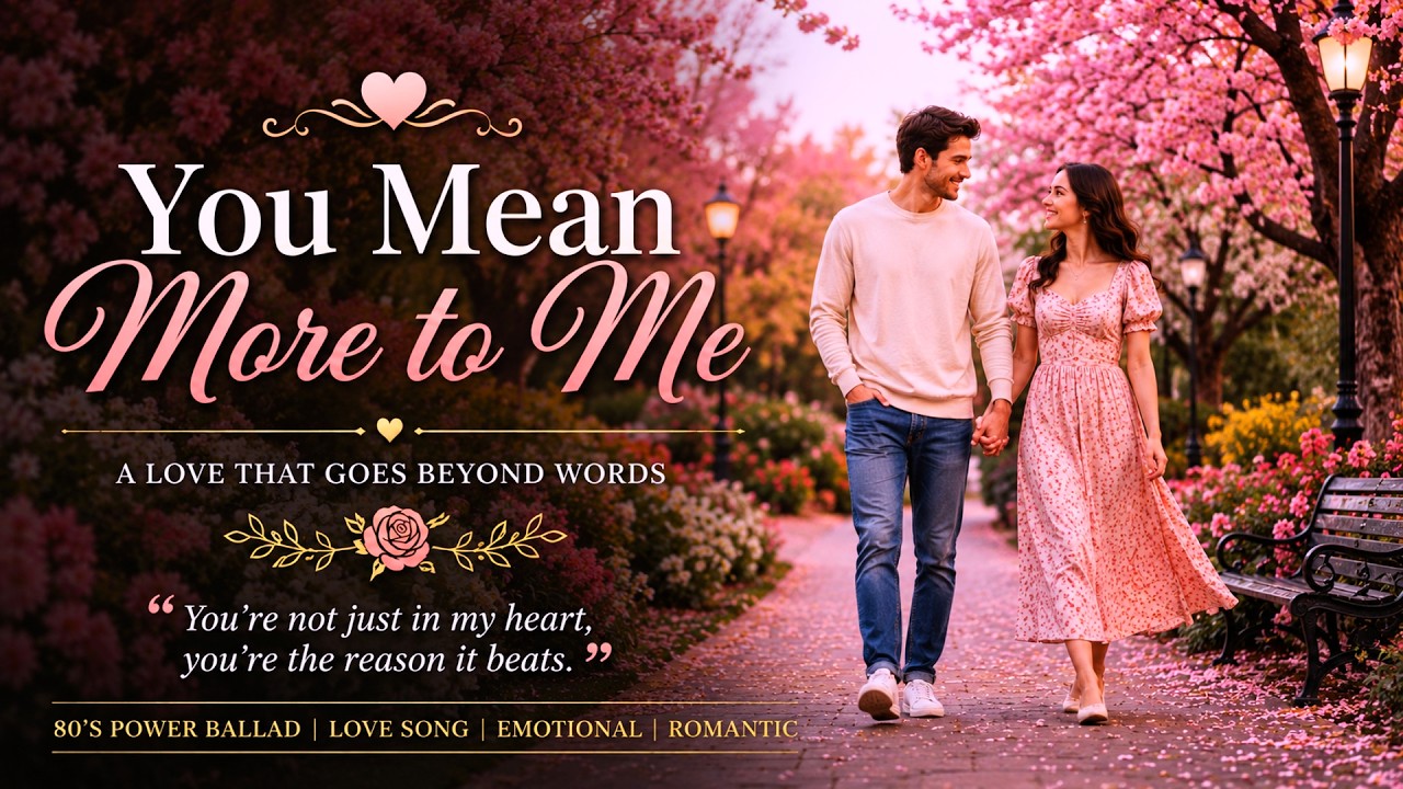 You Mean More To Me 💞“A love that means more than words.” (Romantic Lyric Video)