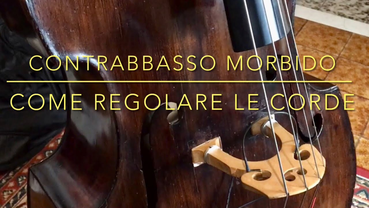 Contrabbasso morbido! Ecco come regolare le corde!