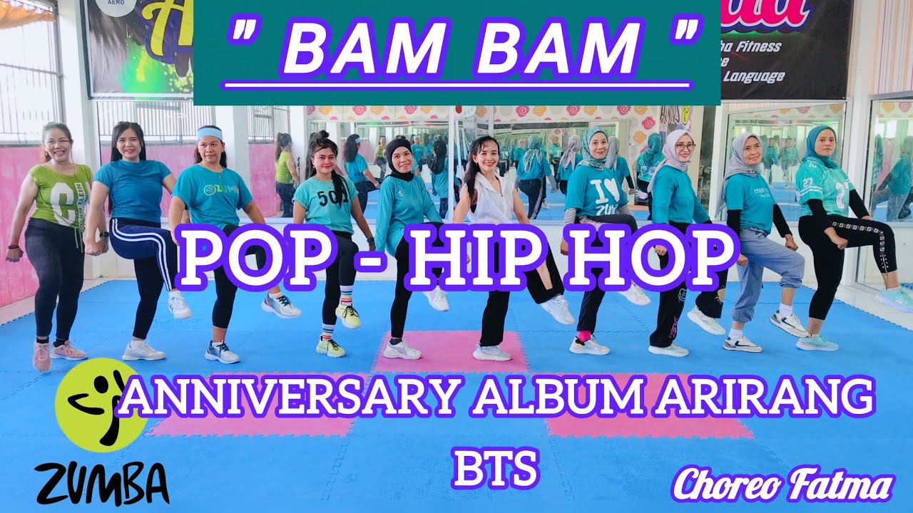 ZUMBA BAM BAM - BTS THE COMEBACK ALBUM ARIRANG - POP HIP HOP - ZUMBA DANCE FITNESS @AdindaAeroZumba 