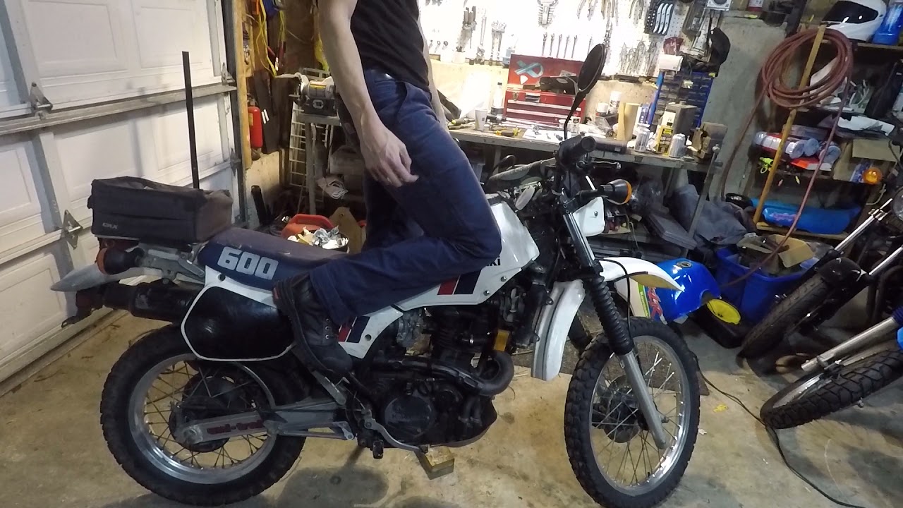 How to kick start a Kawasaki KLR 600