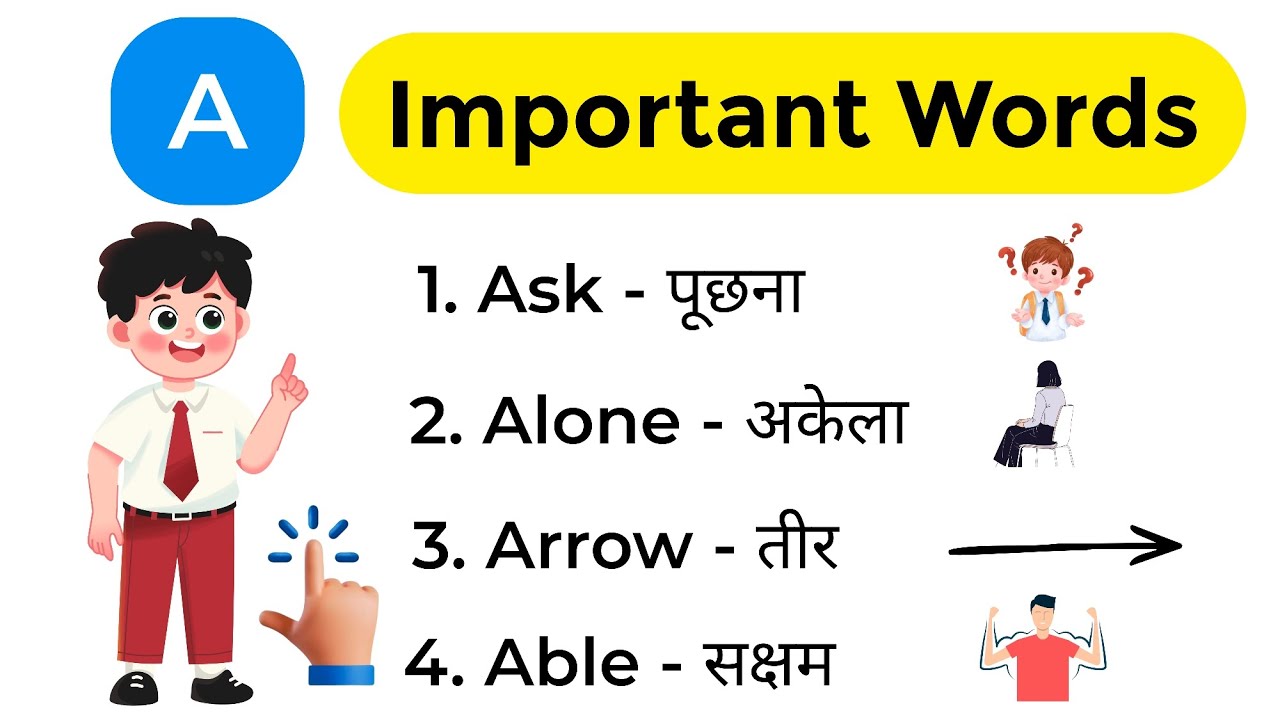 Easy Vocabulary | Learn Important Words | Word Meaning For Students | Improve English