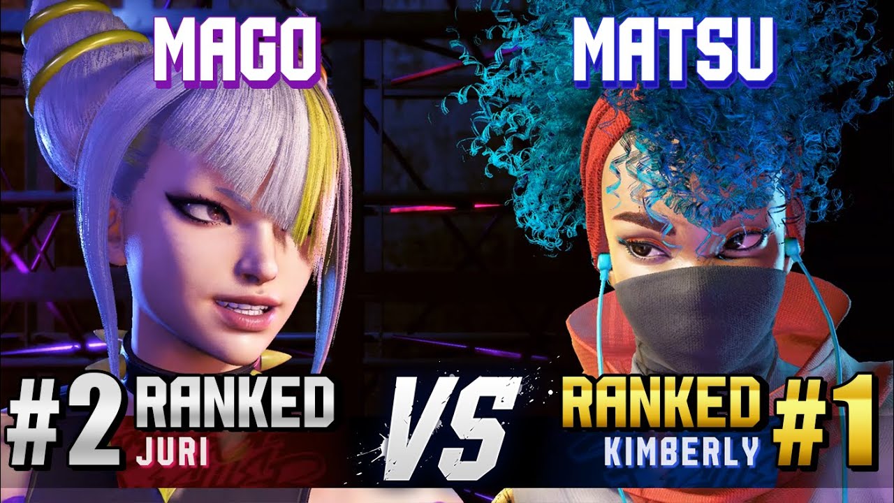 SF6 ▰ MAGO (#2 Ranked Juri) vs MATSU (#1 Ranked Kimberly) ▰ High Level Gameplay