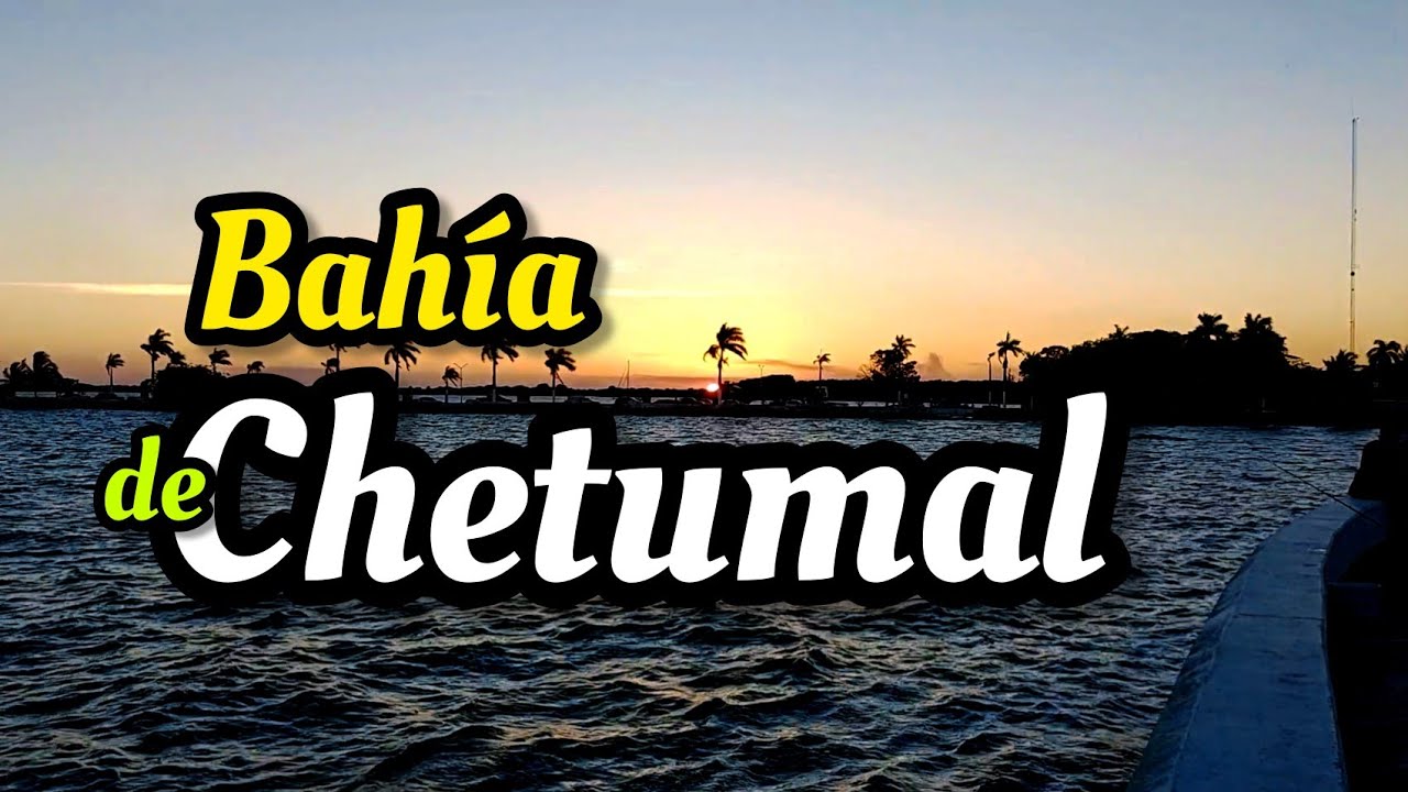 Boulevard BAHÍA De CHETUMAL ¡Mejor que nunca! BELLO ATARDECER Y PUESTA DE SOL