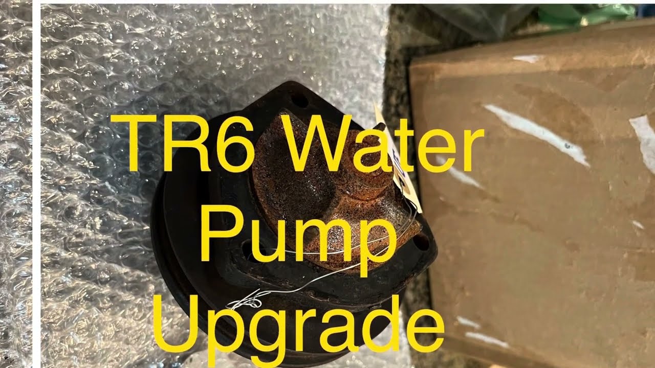 TRIUMPH Water Pump Upgrade. Rebuild along with radiator and stat discussion.  @DIYHELP