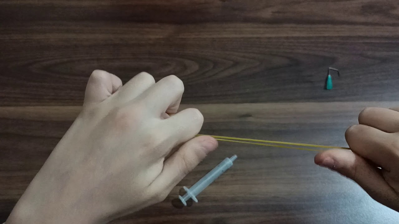 Dinamometre Yapımı (Lastik ve Şırıngadan)