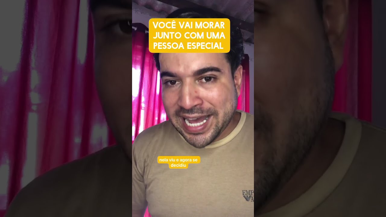 Você vai morar junto com uma pessoa especial 