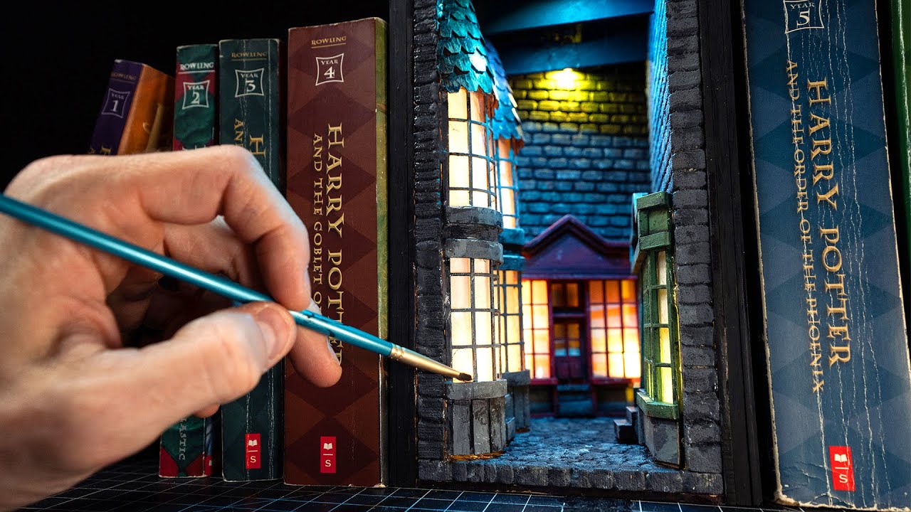 I Made This Book Nook With A Laser, Can You Tell?