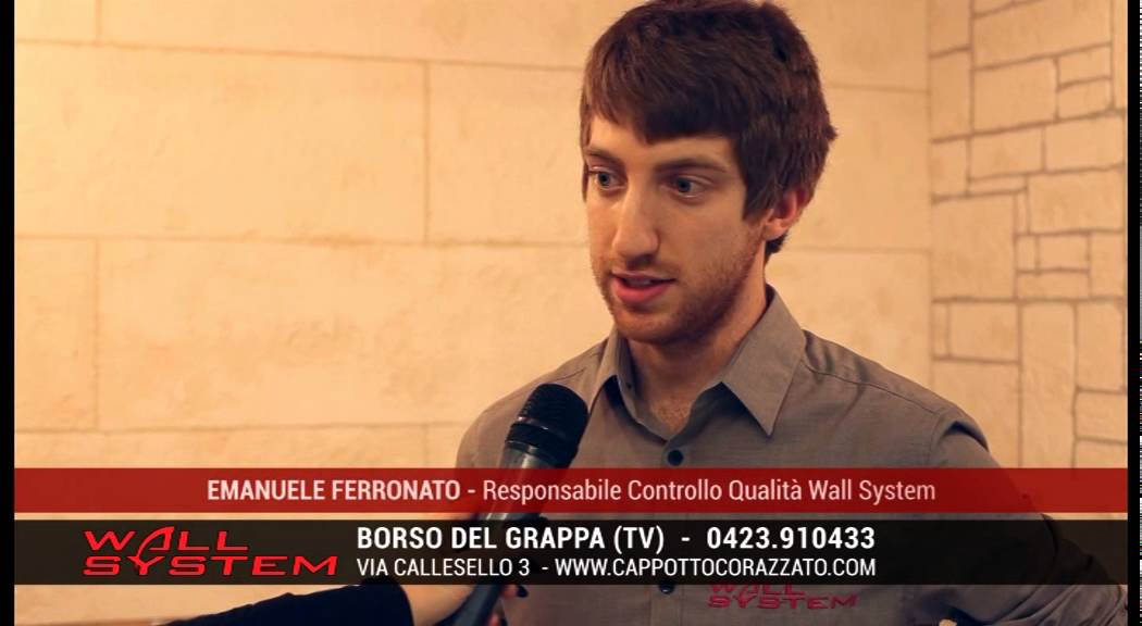 Intervista Televisiva Wall System CAPPOTTO CORAZZATO