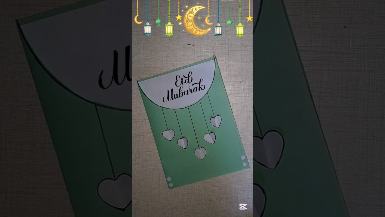 Eid Mubarak Greeting Card #shorts #eidcard #trending