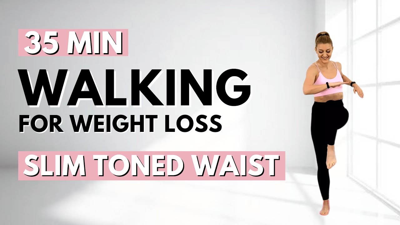 🔥35 MIN WALKING WORKOUT🔥LOW IMPACT CARDIO for SLIM TONED WAIST🔥ALL STANDING🔥KNEE FRIENDLY🔥
