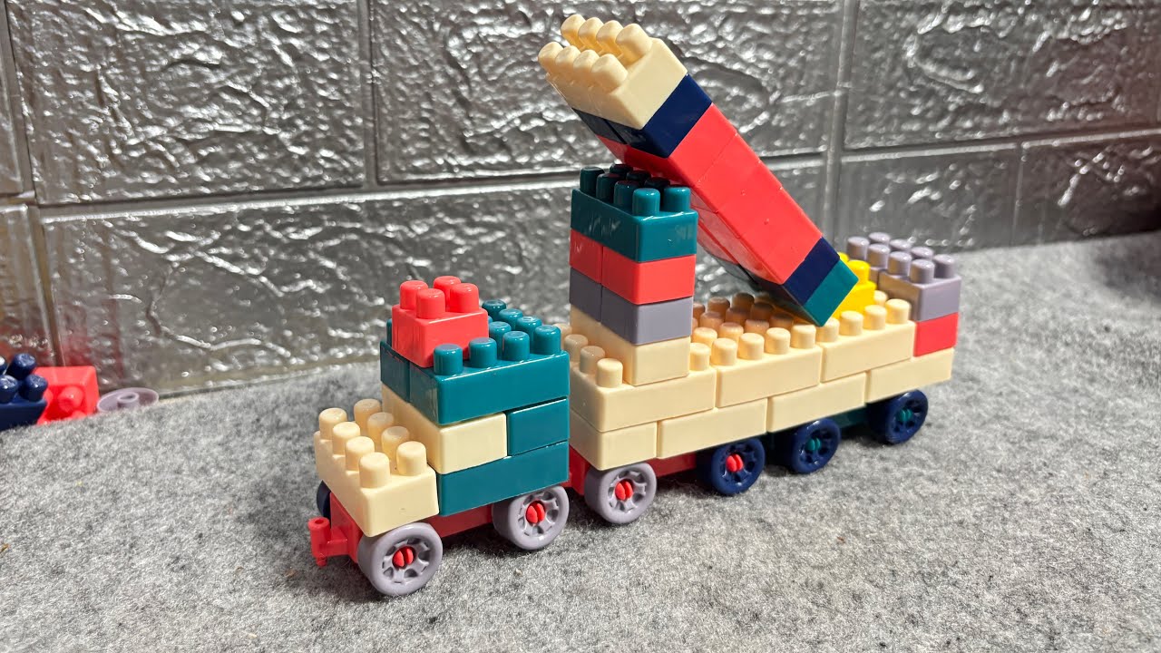 ASMR Building Block Diy Truck Military / Satisfying Block / ASMR Lego #asmr #buildingblocks 