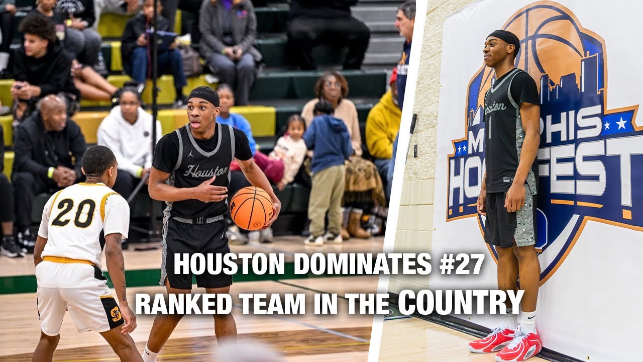 HOUSTON TAKES DOWN THE NUMBER 1 TEAM IN MS, JUSTIN FRISON GOES OFF AGAIN