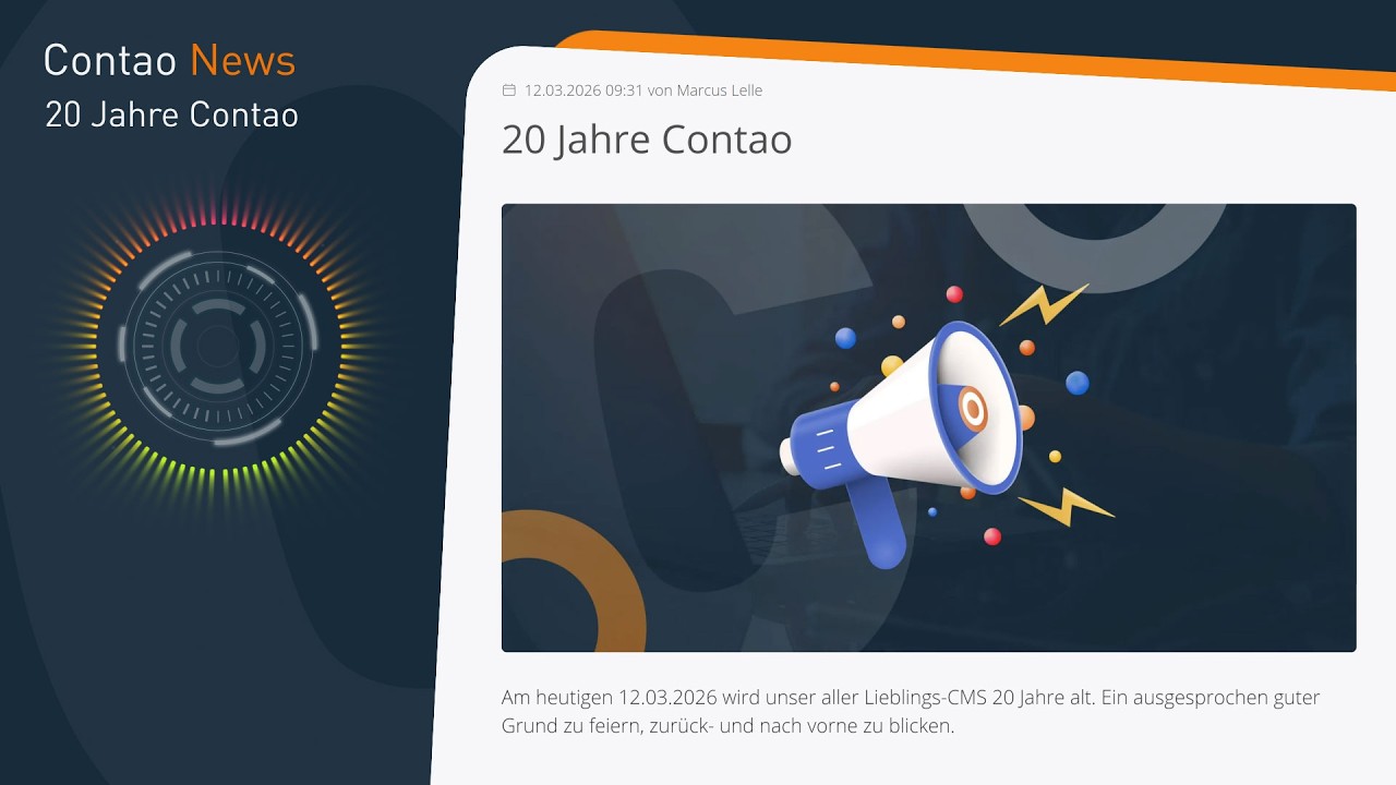 20 Jahre Contao