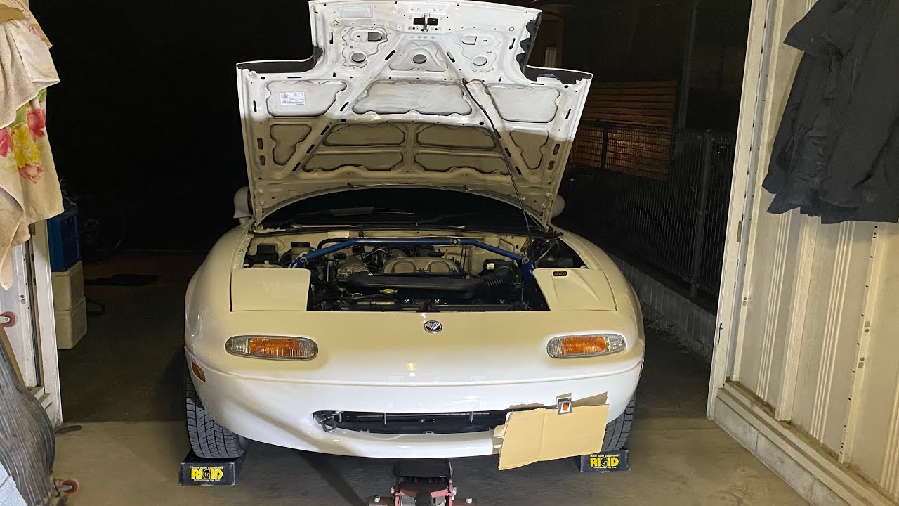 ロードスター公道復帰どパッド交換Roadster return to the road