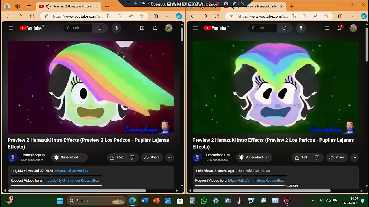 Preview 2 Hanazuki Intro Effects (Preview 2 Los Pericos - Pupilas Lejanas Effects) Combined