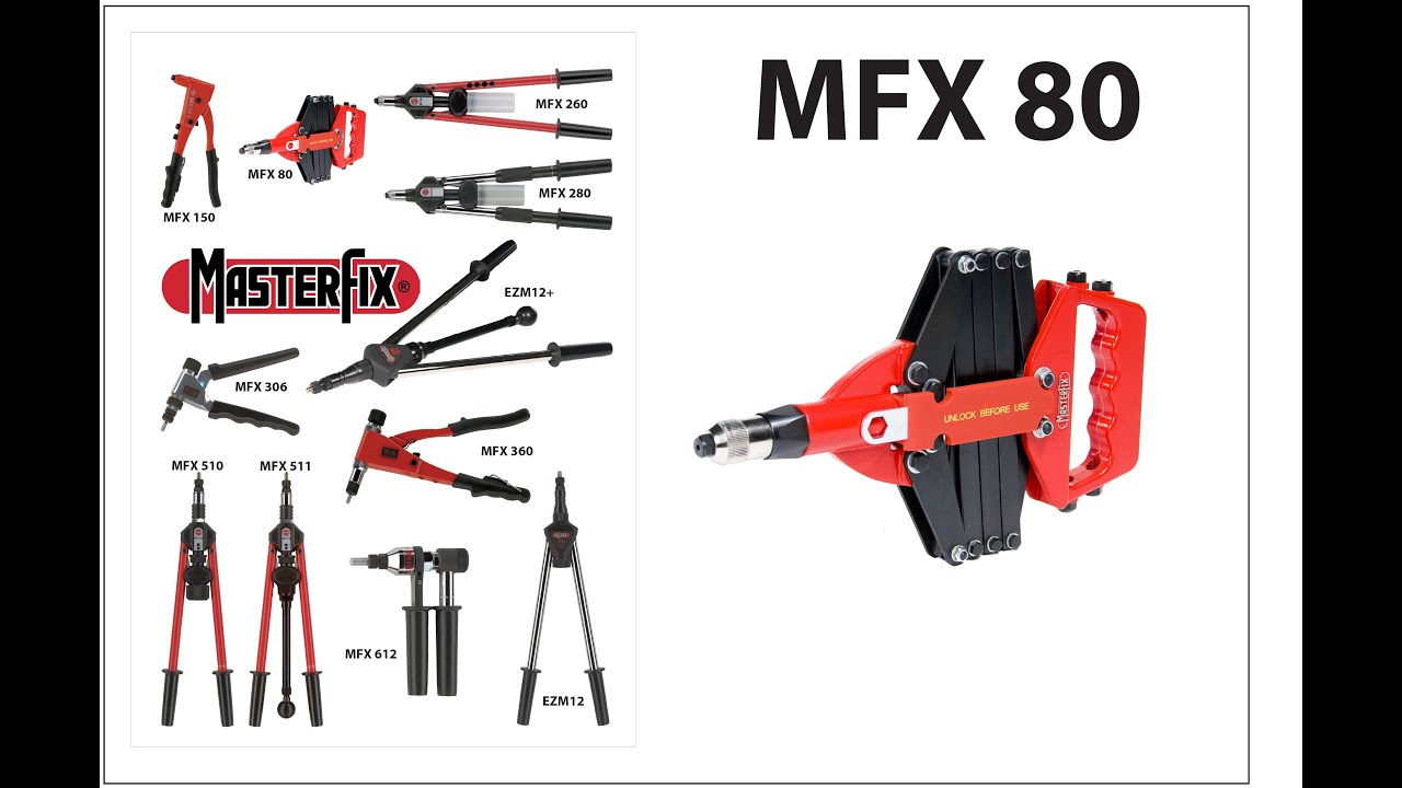 Masterfix MFX80 changing nose piece and jaws