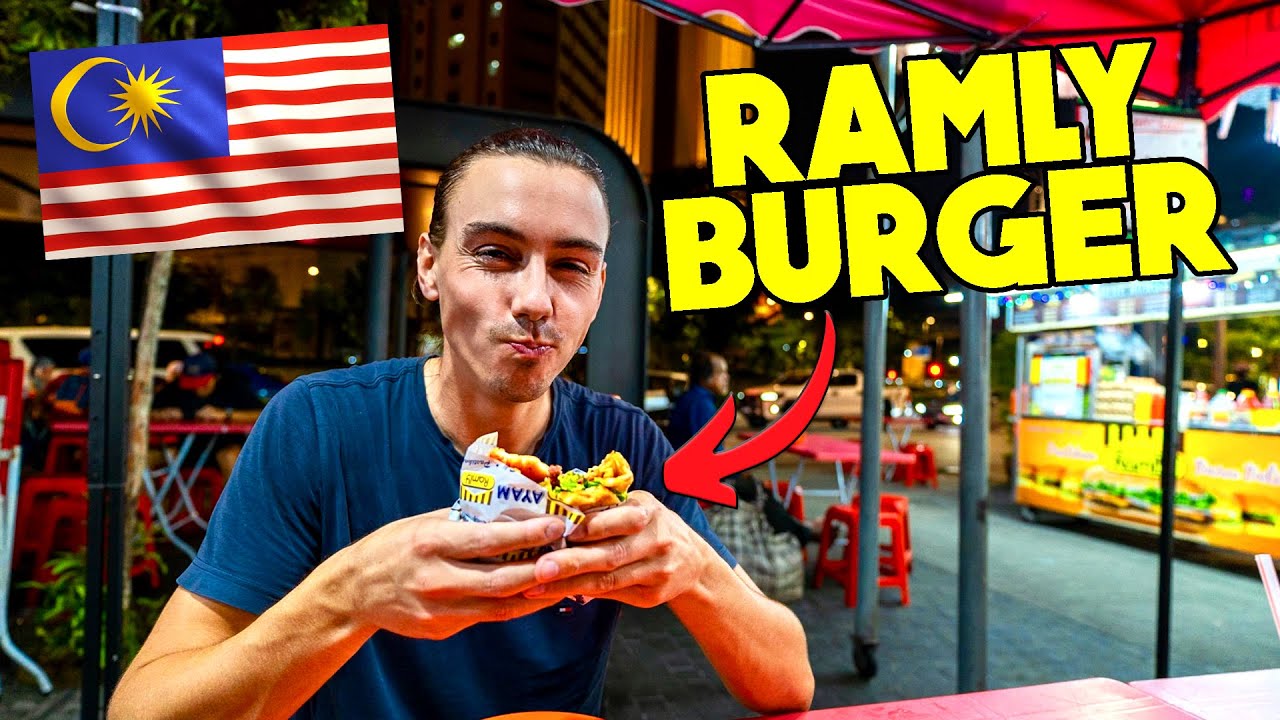 Trying Malaysia’s FAMOUS RAMLY BURGER 🇲🇾