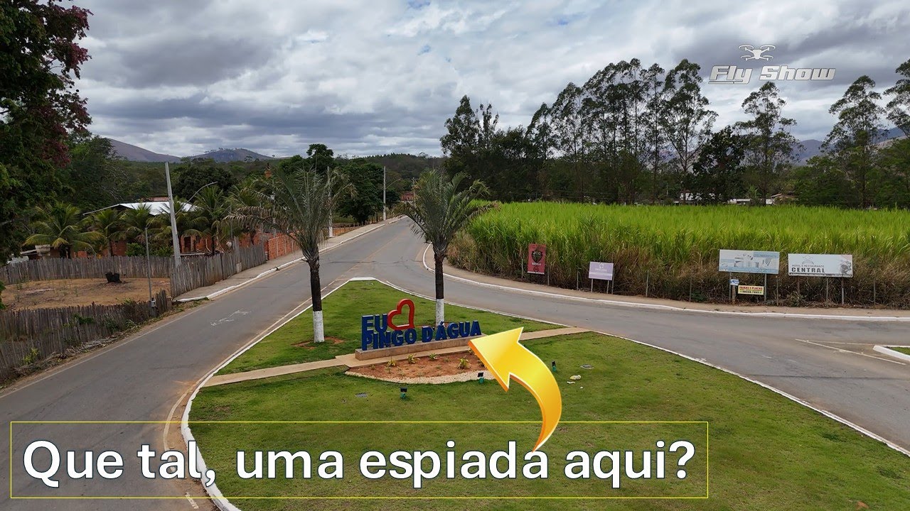 Um VOO sobre PINGO D&Aacute;GUA - MG!