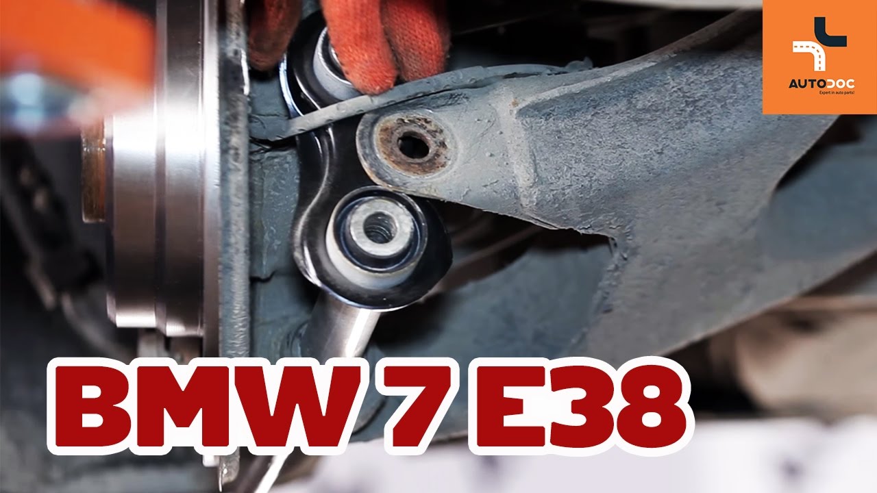 Como trocar braço de suspensão traseiro BMW 7 E38 TUTORIAL | AUTODOC