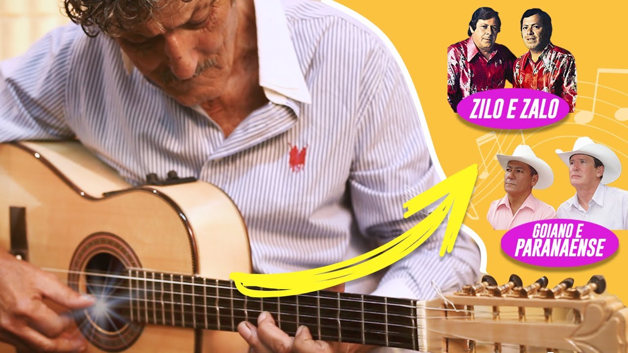 Goianito tocando alguns Cururús e Querumanas na viola