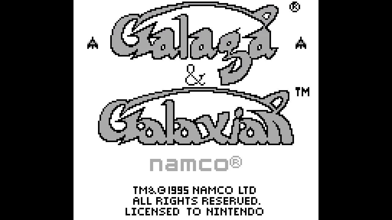 Game Boy Longplay [383] Arcade Classic No. 3: Galaga / Galaxian (US)