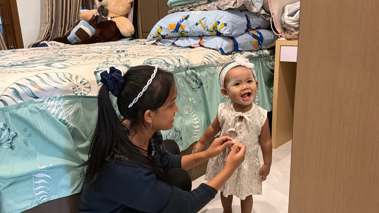KINARA DI DANDANI LEK LINA MAU DIAJAK JALAN2 SORE NIH YEAAYY - Manut e cah mwaahhh 🥰😘🤗✨