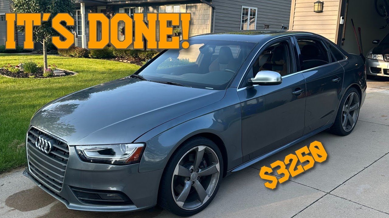 I Bought and Rebuilt a $3000 500hp Audi S4 from Copart || MERCRACING Heat Exchanger Install