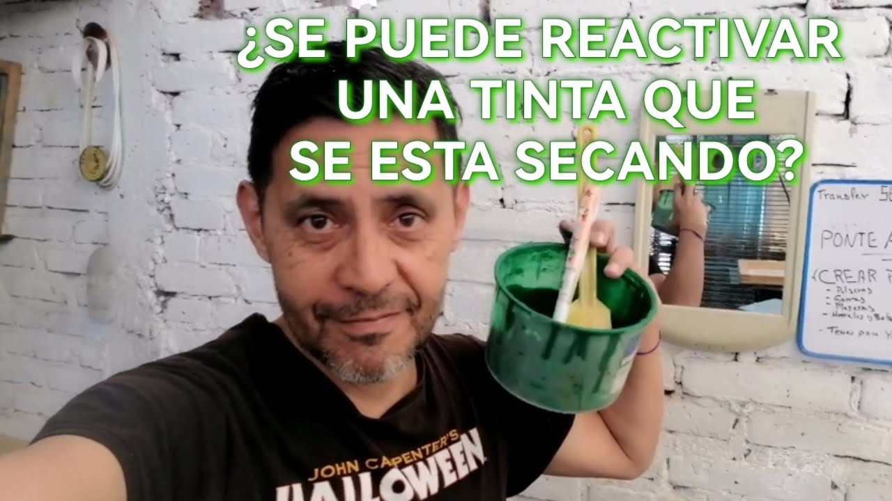¿SE PUEDE REACTIVAR UNA TINTA QUE SE ESTA SECANDO?