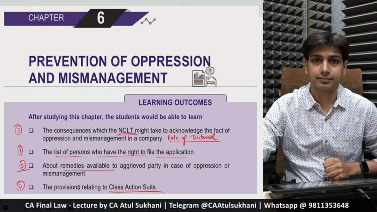 1  Introduction - Chp6 Prevention of Oppression and Mismanagement
