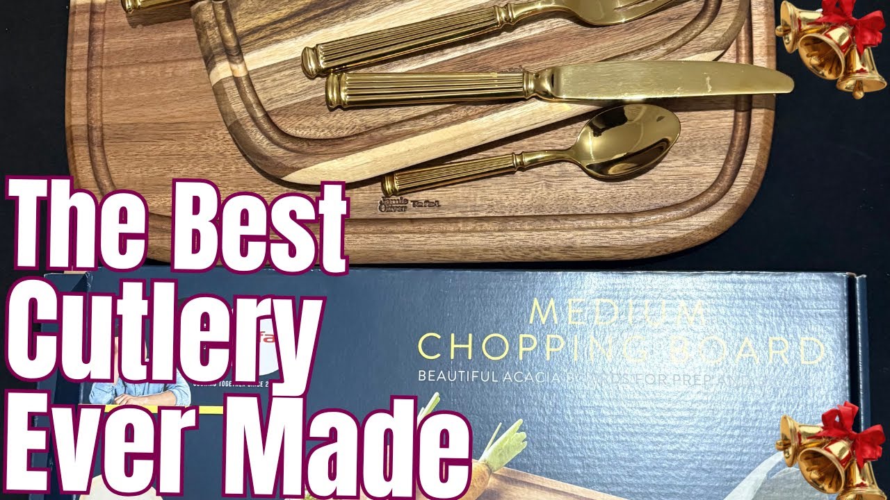 Festive Artisan Cutlery | Jamie Oliver/Tefal Chopping Board | Donate Jamaica 🇯🇲 Hurricane Relief 🇯🇲