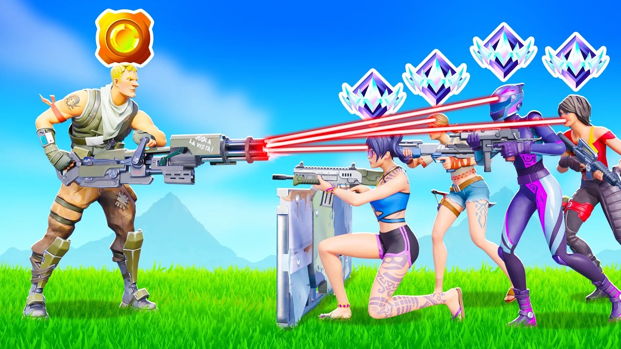 1 Bronze HACKER vs 4 Unreal