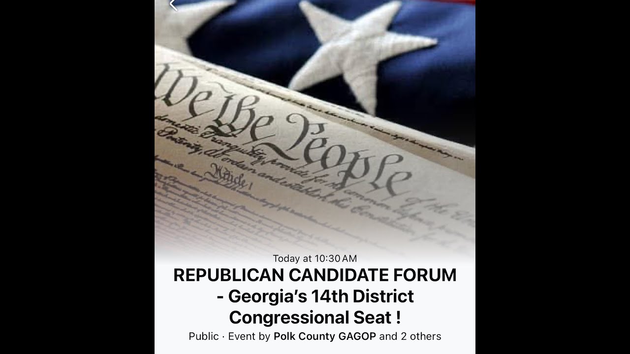 2026-01-31 - POLK GAGOP - Republican Candidate Forum 14th Congressional District Special Election