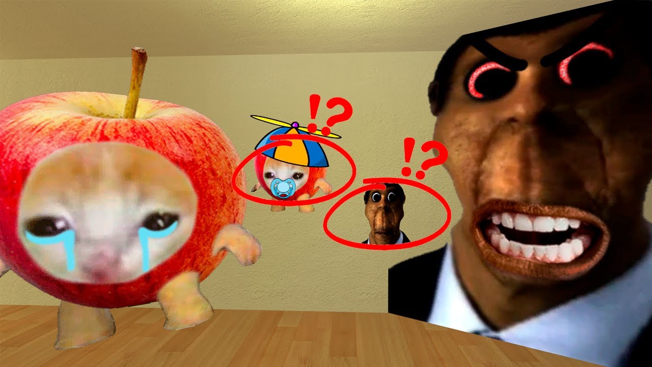 Sad Apple Cat Lost Baby Apple Cat And Angry Obunga Lost Baby Obunga And They Want Me To Help Them