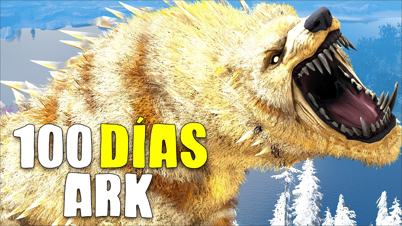 SOBREVIVÍ 100 DÍAS en ARK: FJORDUR (HARDCORE)