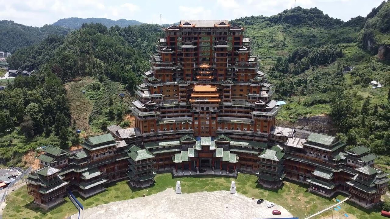 【一游记】贵州独山县：天下第一水司楼，耗资两亿却烂尾？小伙实地探个究竟