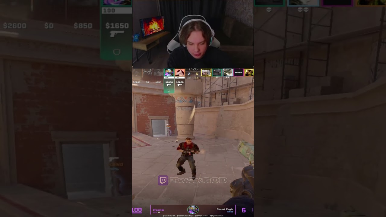 Играю с Нико на 22к рейтнга #cs2funny #niko #counterstrike2