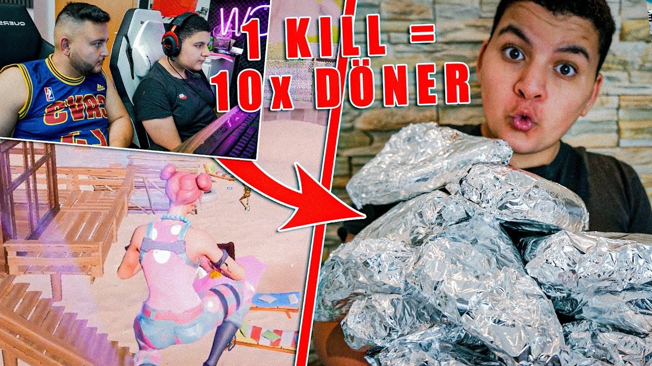 🥙 PRO KILL = 10 DÖNER KAUFEN 😍 | Fortnite