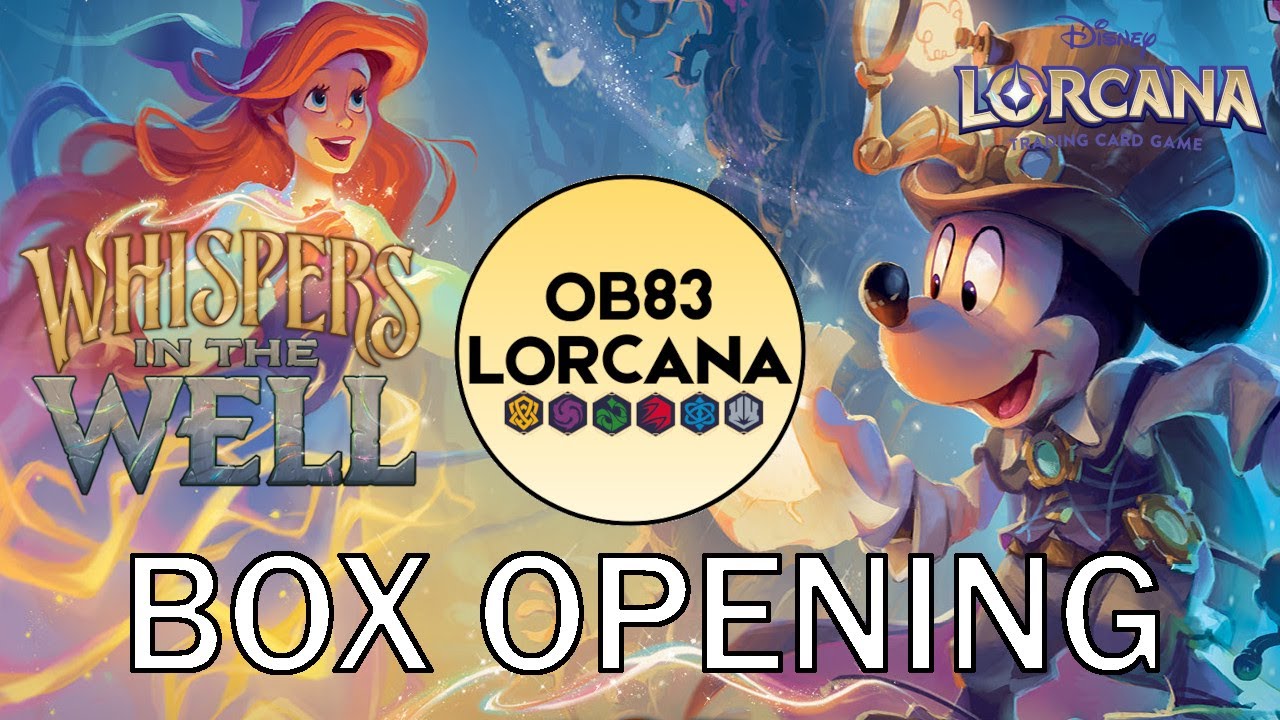 Back-to-Back EPICNESS - Disney Lorcana Whispers in the Well Booster Box Opening - OB83 Lorcana