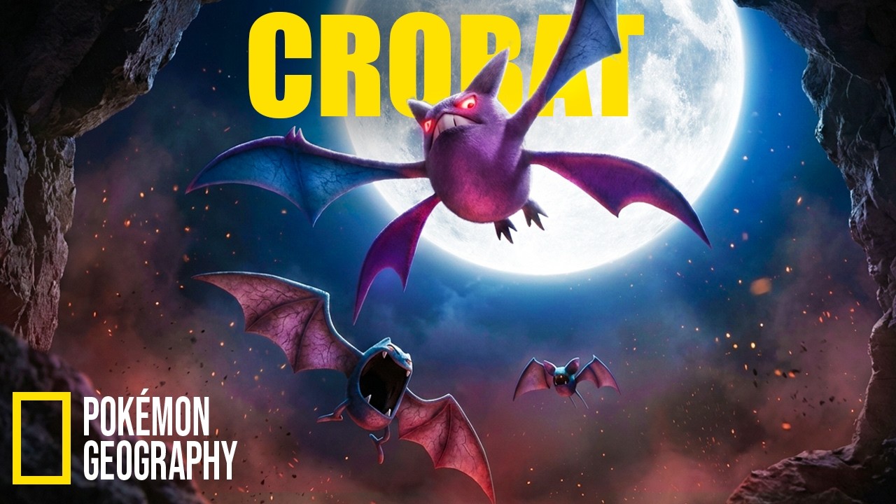 NatGeo Planet: Crobat | Master of the Moonlit Skies - The Evolution of Zubat (Real-Life Pokémon)