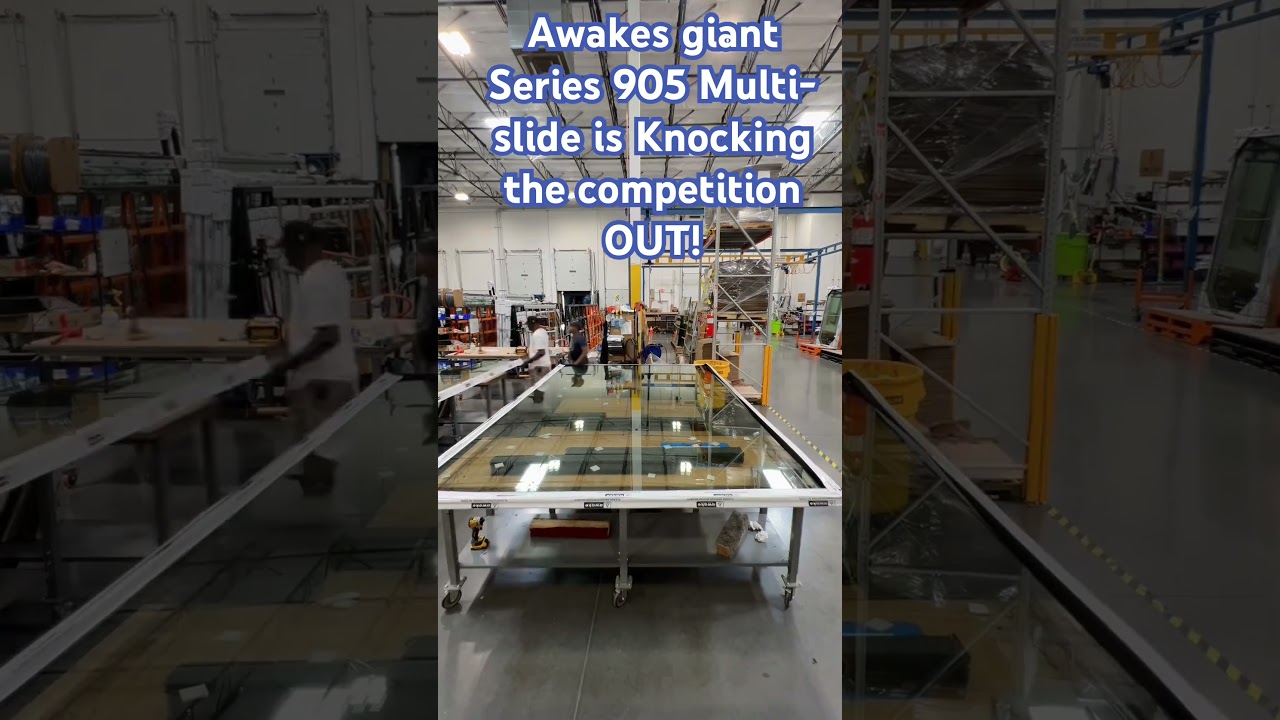 Check out Awakes Giant sliding doors as they knock the competition out! #design #shorts #custom