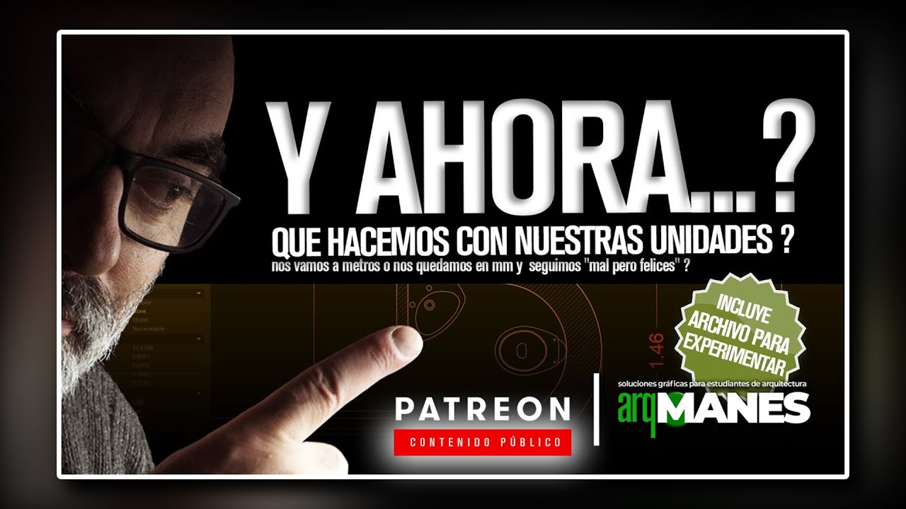 ⚡​ PATREON | Como modificar las unidades de tu plantilla correctamente | AutoCAD | Unidades