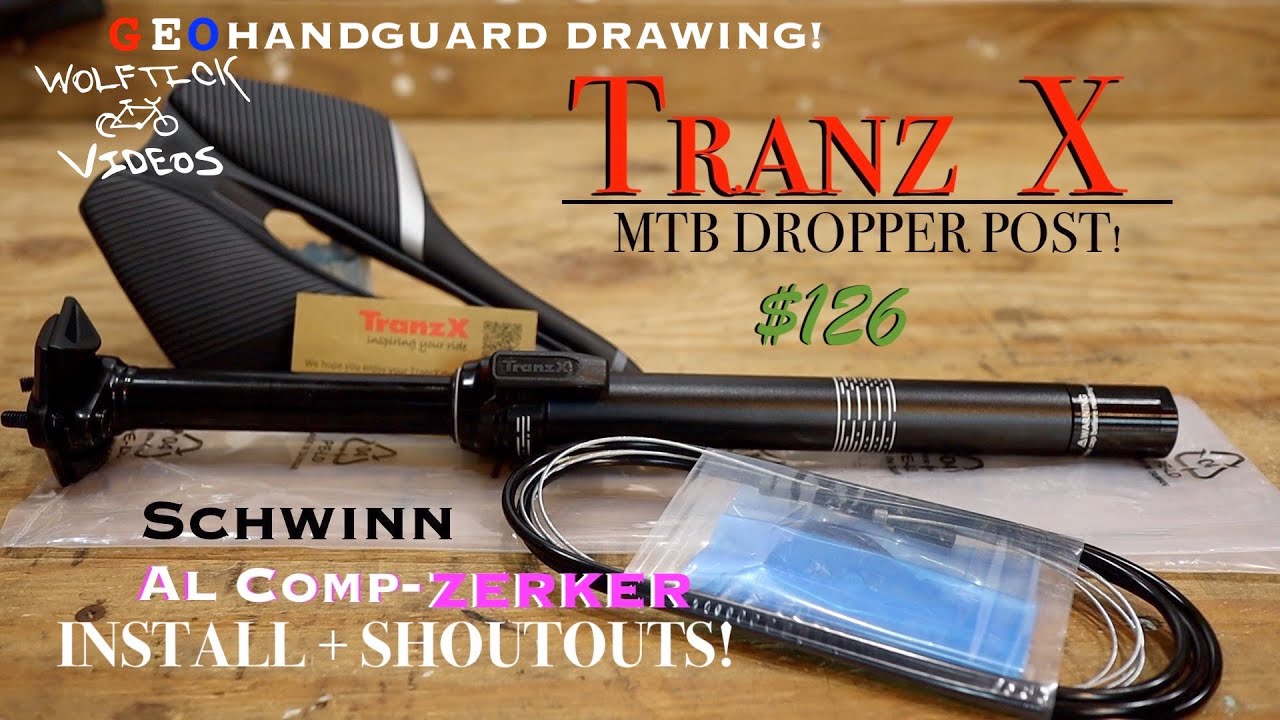 TRANZ X Dropper Install Coffee Shoutouts & GEO Handguard DRAWING!