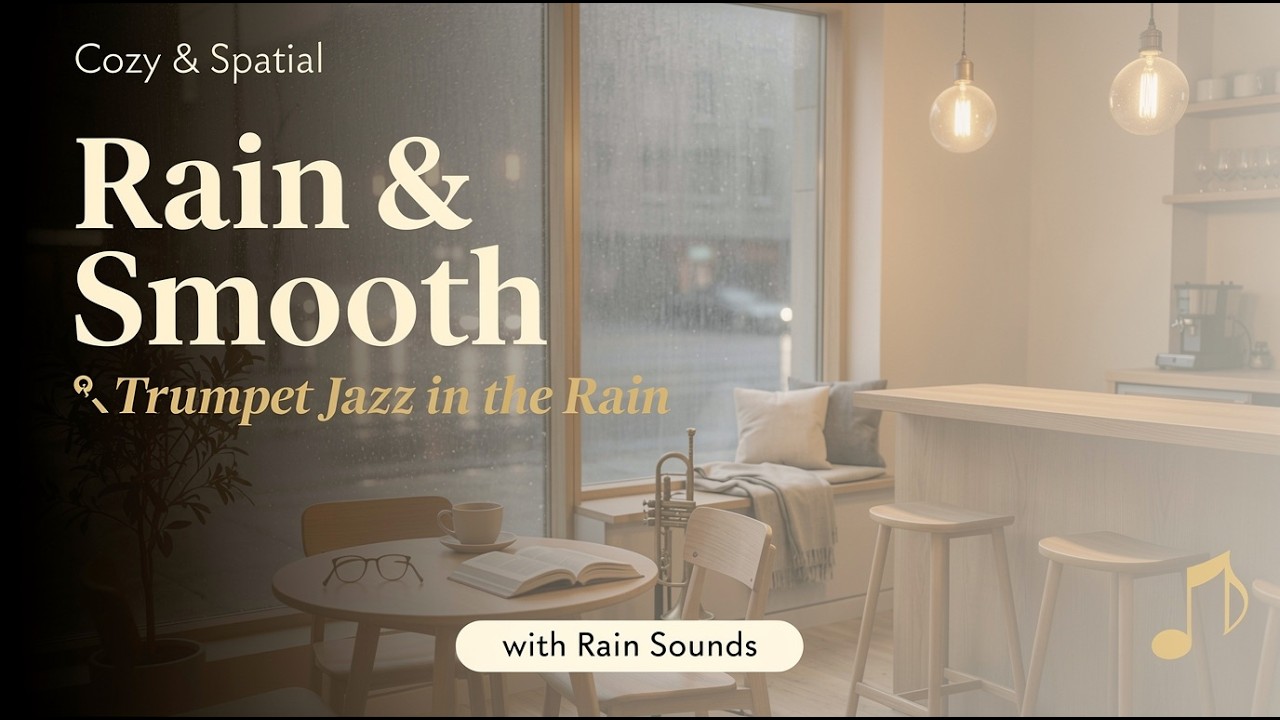 playlist ☔️ Trumpet Jazz in the Rain, 100% Pure Emotion | Rain & Smooth | Cozy & Spatial
