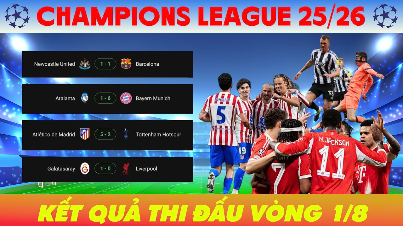 KẾT QUẢ C1 11/3: BAYEN MUNICH HỦY DIỆT, BARCA THOÁT THUA, LIVERPOOL THUA SỐC, THẢM HỌA TOTTENHAM.
