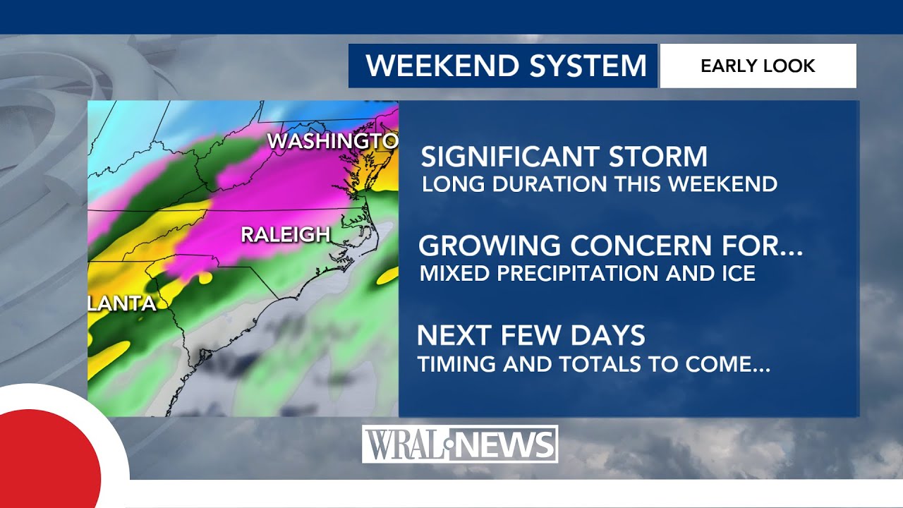 High-impact winter weather heading to the area, snow and ice expected