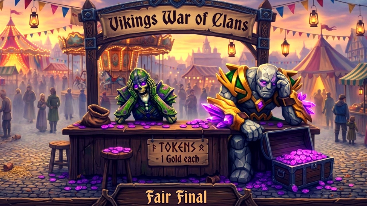 Ярмарка Финал (Fair Final)Vikings War of Clans#vikings